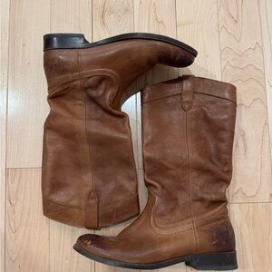 Frye Brown Leather Boots size 8.5